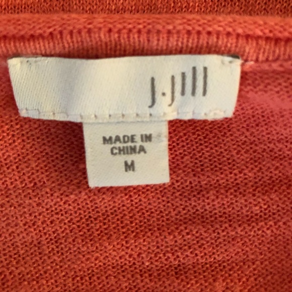 J. Jill Coral Lightweight Pullover Sweater | Size Medium - Picture 8 of 10